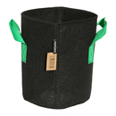 7.5L Fabric pot black/green - 20x24cm