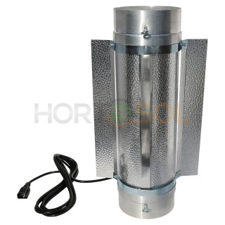 Cooltube Réflecteur 125mm X 400mm HORTOSOL Pour Ampoule HPS/MH E40 - 600W Max