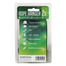 Adjustable rope hanger 1/8 metal carabiner 68kg 2m