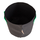 25L Fabric pot black/green - Ø30x36cm