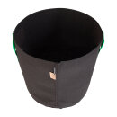 50L Fabric pot black/green - Ø38x45cm