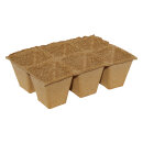 5.7x5.7x5.5 cm biodegradable seedling tray - 150 cells