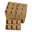 5.7x5.7x5.5 cm biodegradable seedling tray - 150 cells